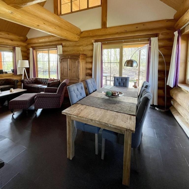 Unieke Houten Villa Met Sauna In Twente - 5P Den Ham エクステリア 写真