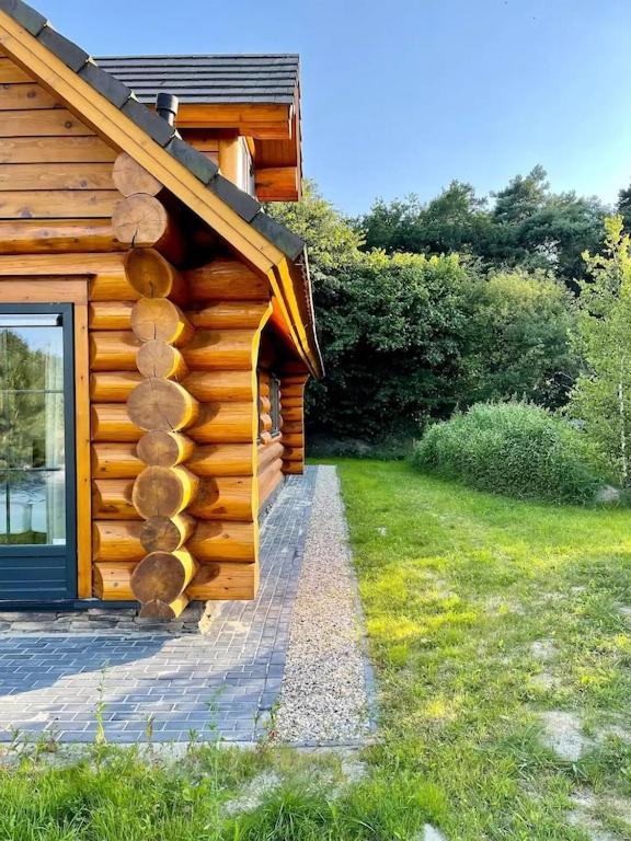 Unieke Houten Villa Met Sauna In Twente - 5P Den Ham エクステリア 写真