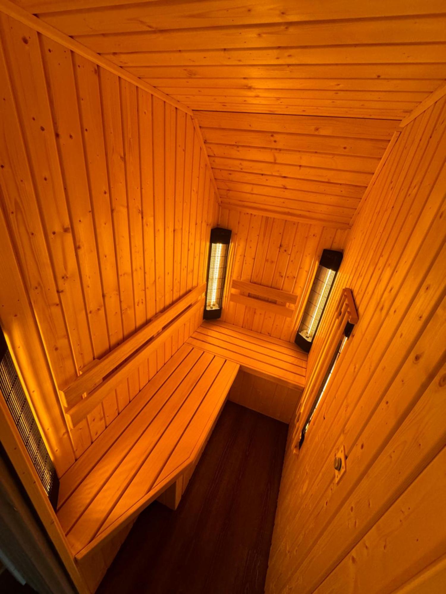 Unieke Houten Villa Met Sauna In Twente - 5P Den Ham エクステリア 写真